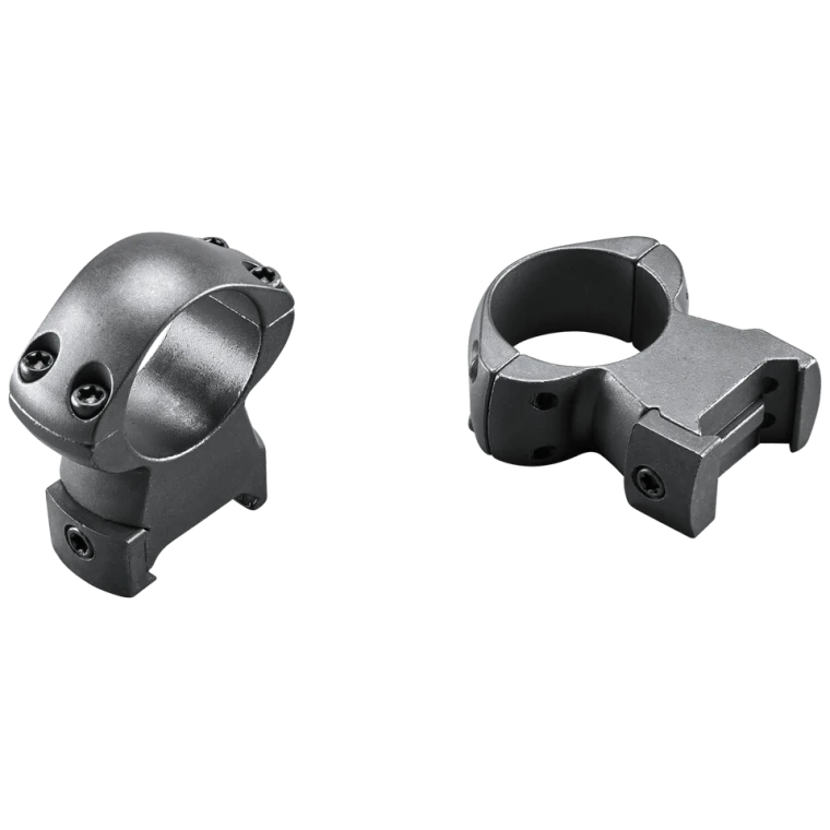 Weaver 1" X-High Matte Grand Slam Steel Top Mount Rings