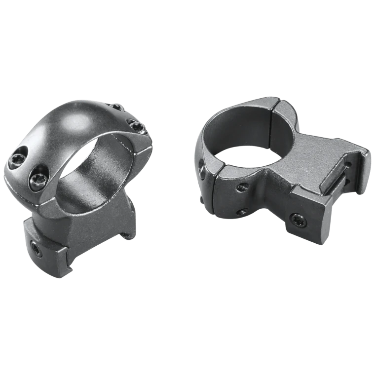 Weaver 1" X-High Black Grand Slam Steel Top Mount Rings