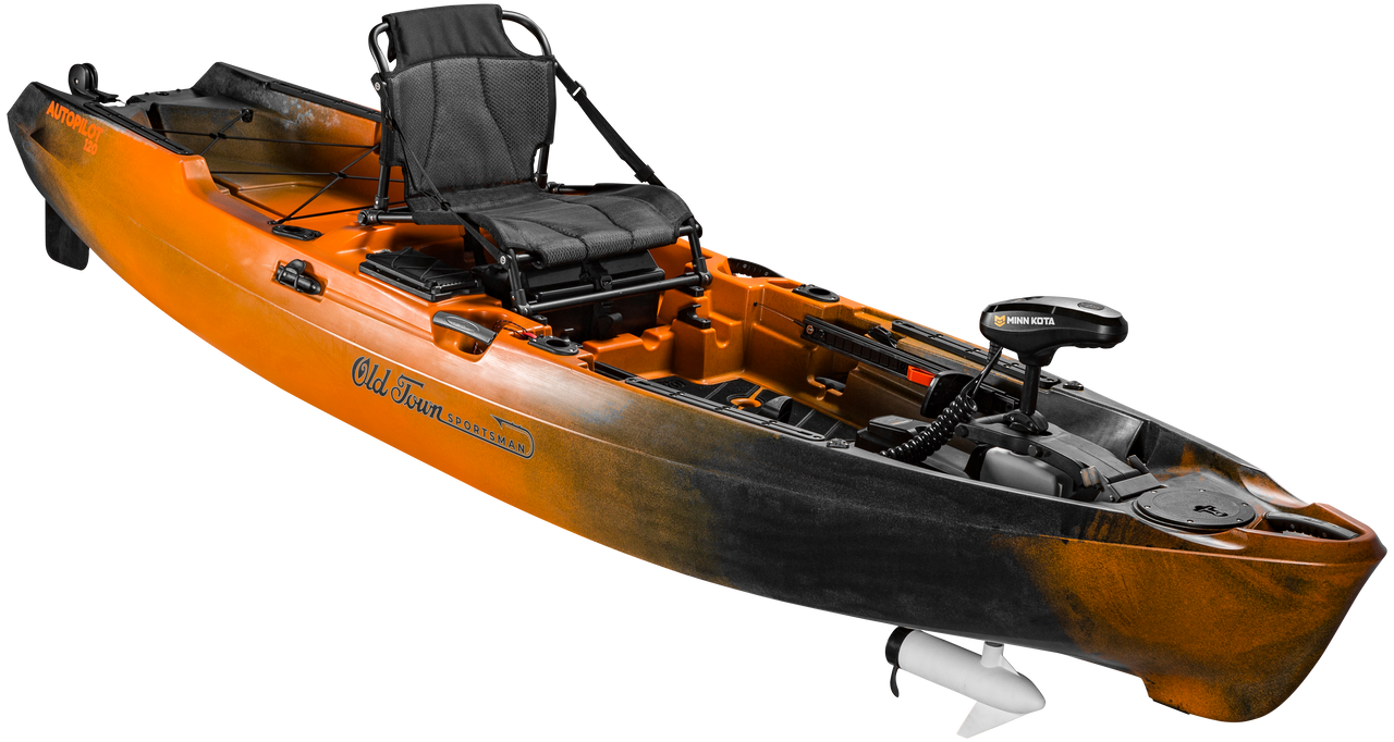  Old Town Sportsman AutoPilot 120 Motorized Fishing Kayak with Minn  Kota Trolling Motor (Photic Camo) : Sports & Outdoors