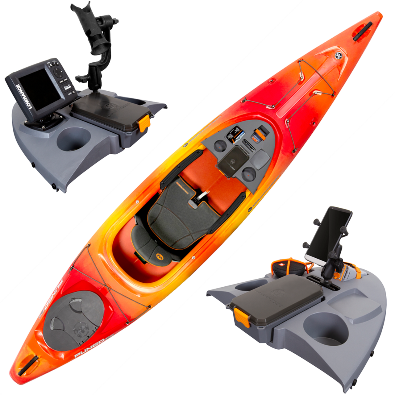  Kisangel 1 Set Kayak Kit Fishing Accessories cart