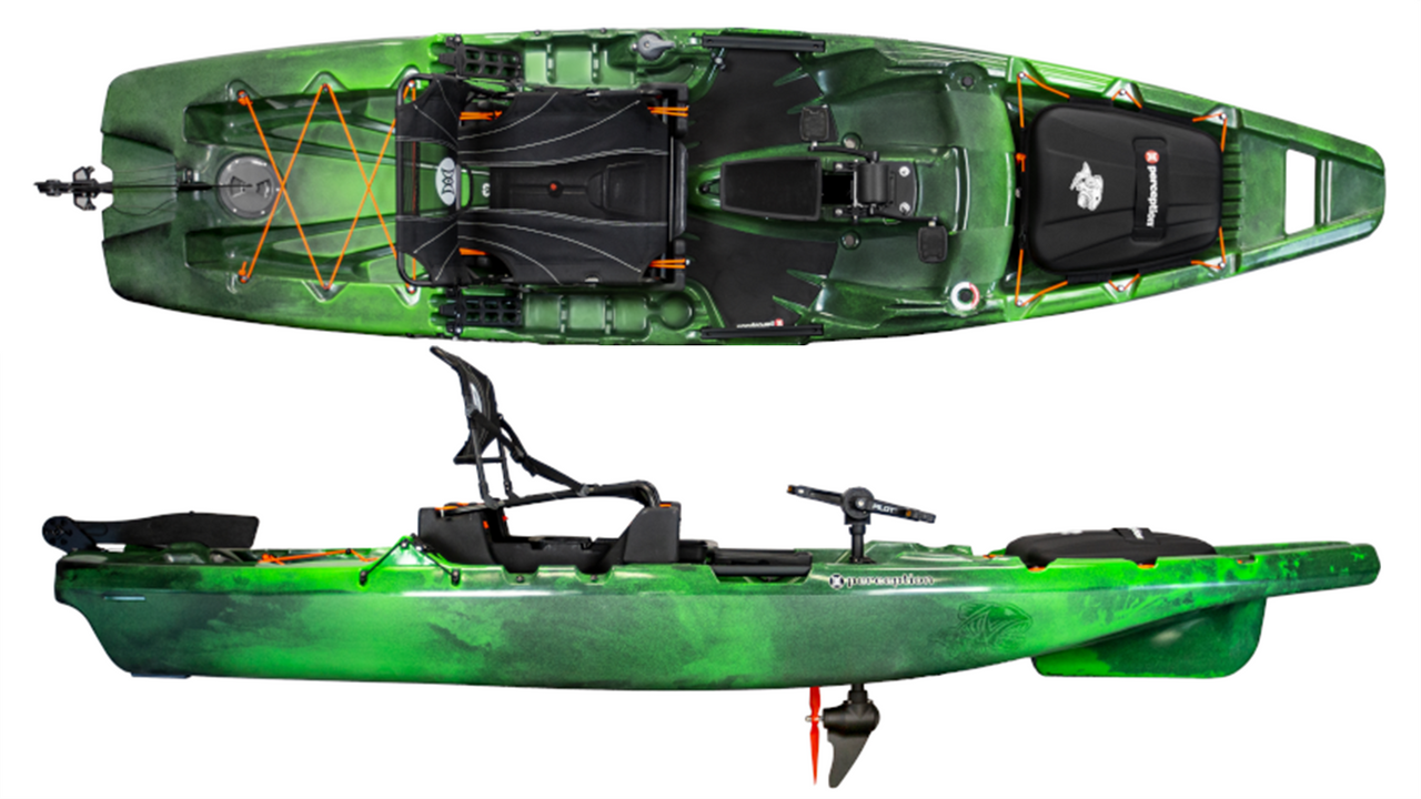 Perception Showdown 11.5 Fishing Kayak Moss Camo