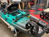 Old Town Sportsman PDL 106 - Fishing Kayak | Photic Camo w/Free Boonedox Cart Installed