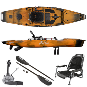 Hobie Mirage Pro Angler 14 - Fishing Kayak with Kick Up Turbo Fins