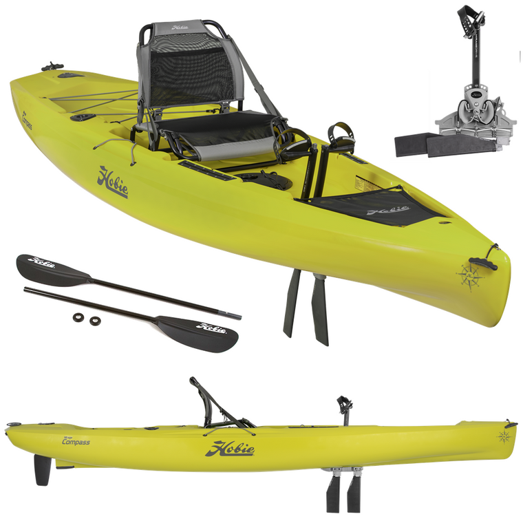 2022 Hobie Mirage Compass with 180 Kick-Up Fins | Seagrass