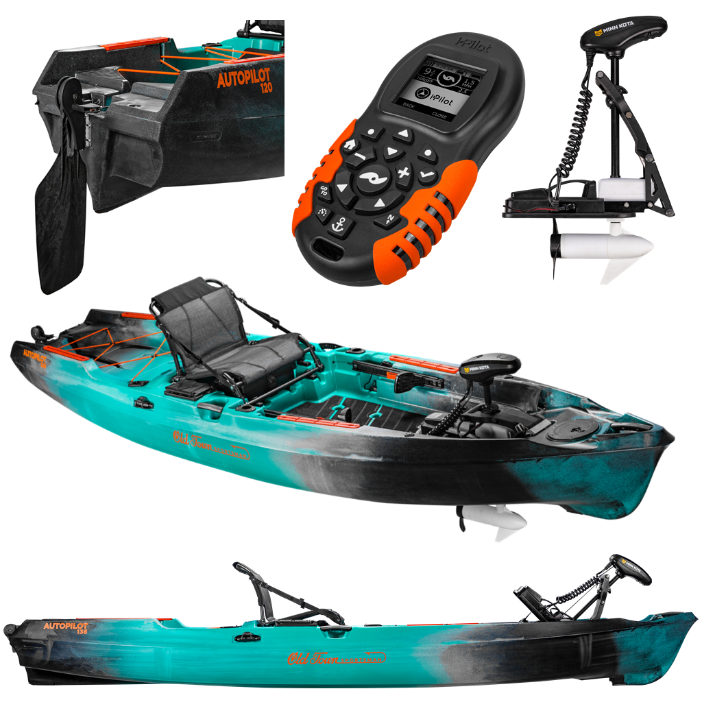 2022 Old Town Sportsman Autopilot 136 - Motorized Fishing Kayak | Photic  Camo