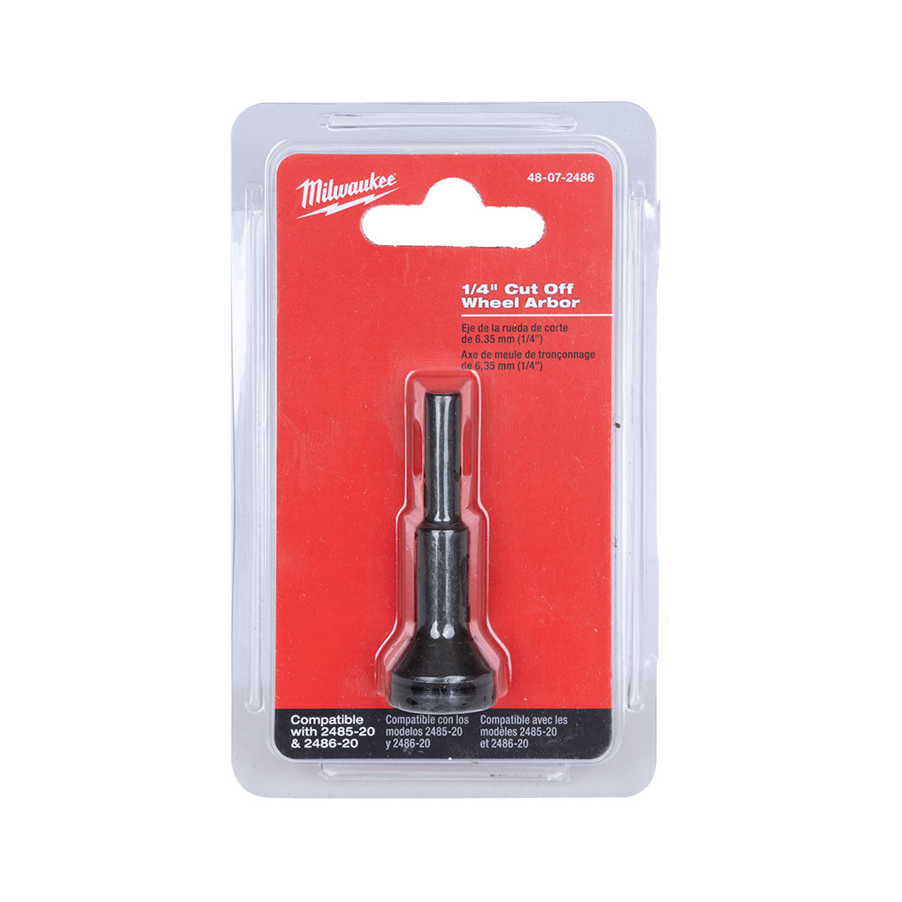 Milwaukee 1/4" Cut Off Wheel Arbor (48072486) JB Tools