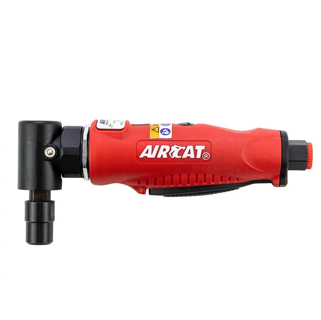 AIRCAT 6255 Professional Series Red Composite Angle Die Grinder With Angled Gear Mechanism by AirCat - 2