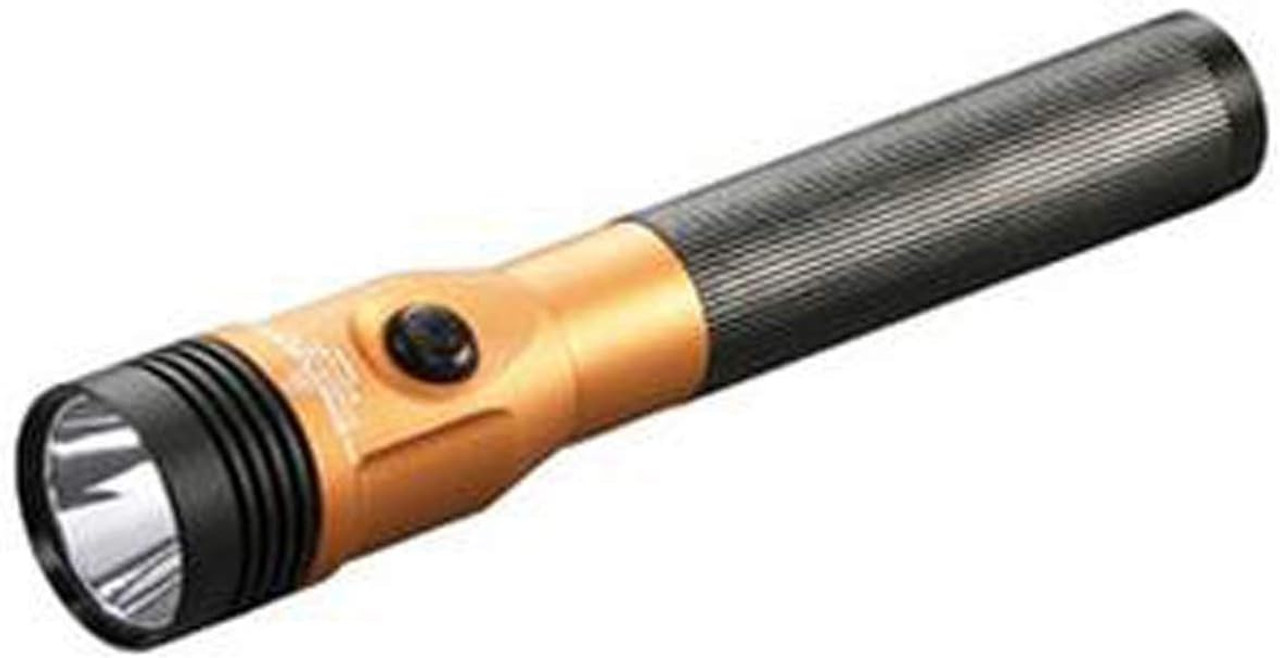 Streamlight 75481 Orange Stinger Led Hl 640 Lum Flashlight With Battery  Only JB Tools