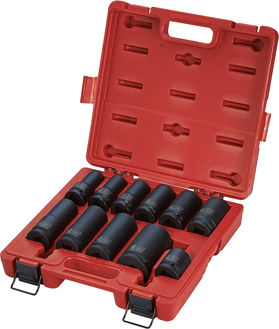Sunex Tools 11-Piece Truck Wheel Impact Socket Set (4632) JB Tools