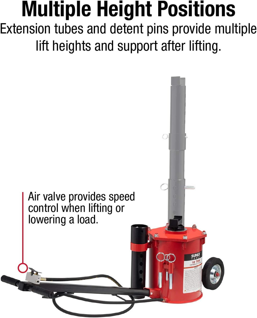 Air lift jack cheap