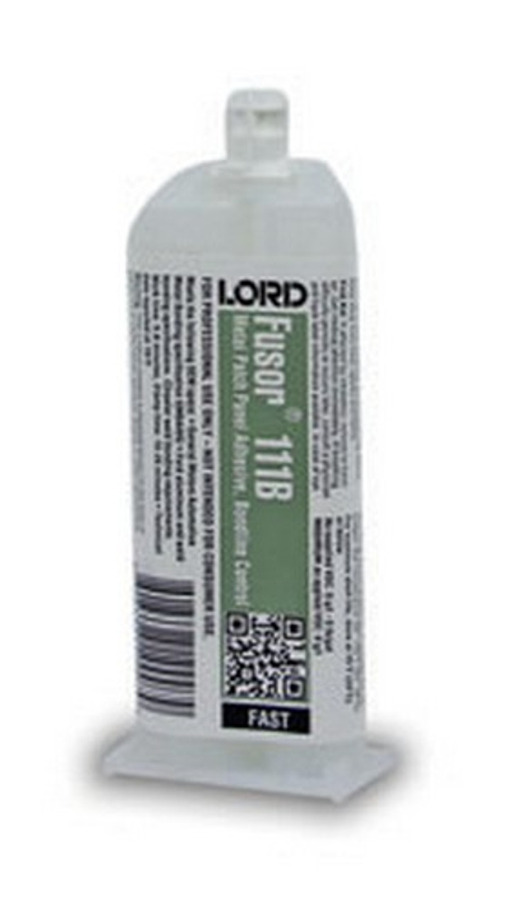 Lord Fusor 111B メタル パッチ パネル接着剤ボンドライン コントロール (急速硬化)、1.7 オンス