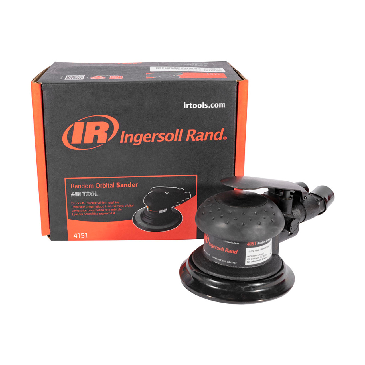 Ingersoll Rand 3/16 Random Orbital Sander 6-Inch Pad Psa 12000 Rpm