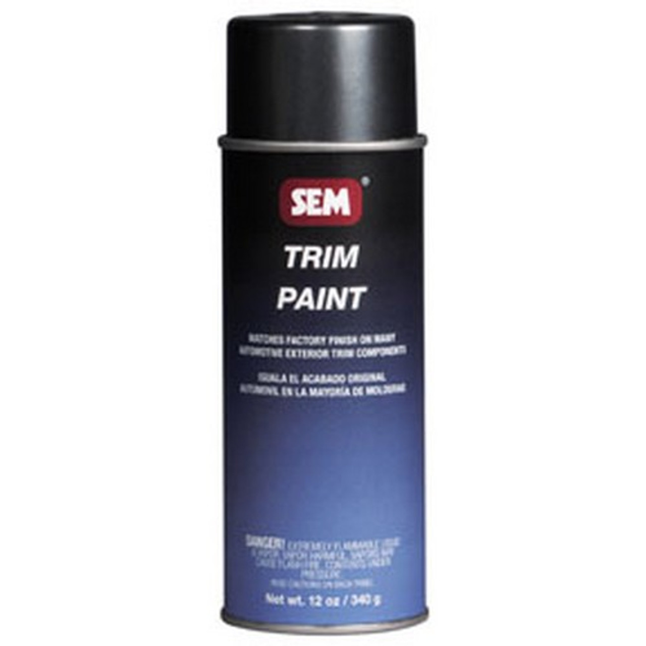 SEM Paints 39144-LV Low VOC Trim Black, Quart Can