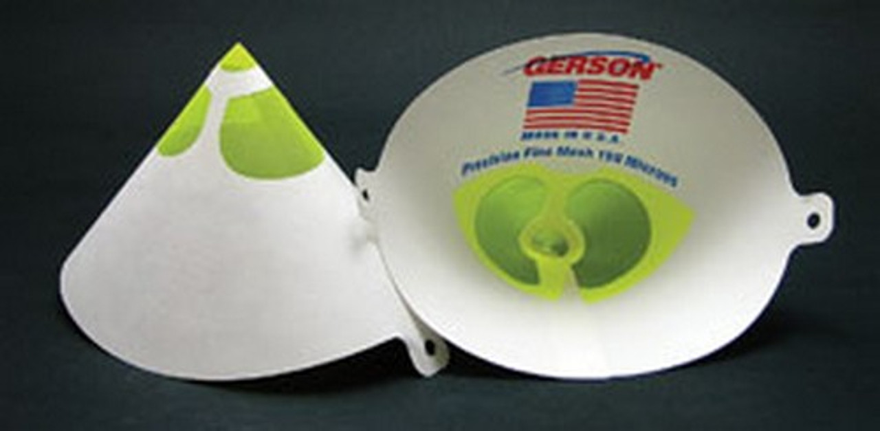 Gerson Yellow Elite Paint Strainer - 190 Micron Synthetic Filter