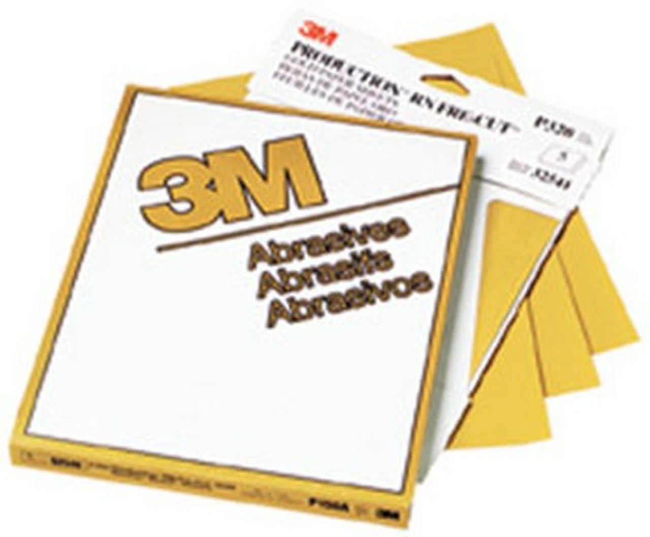 3M 2541 Production Resinite Gold Sheet 02541, 9" x 11", P320A, 50  sheets/sleeve JB Tools