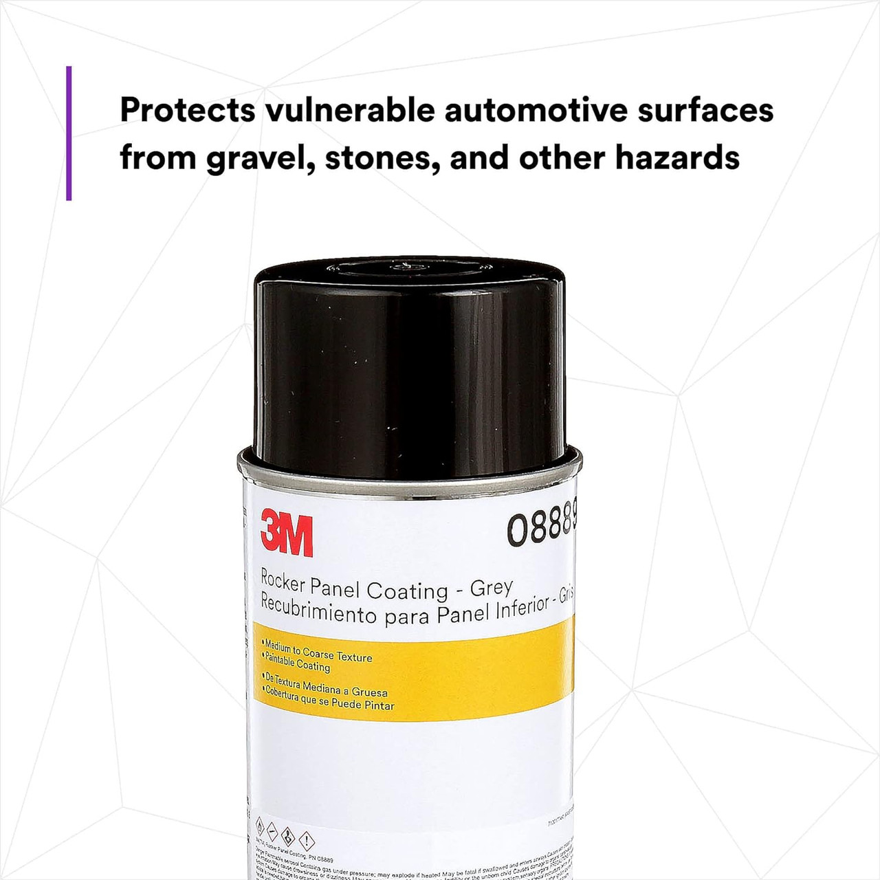 3M 8889 Rocker Panel Coating, 23 ounce, Grey | JB Tools