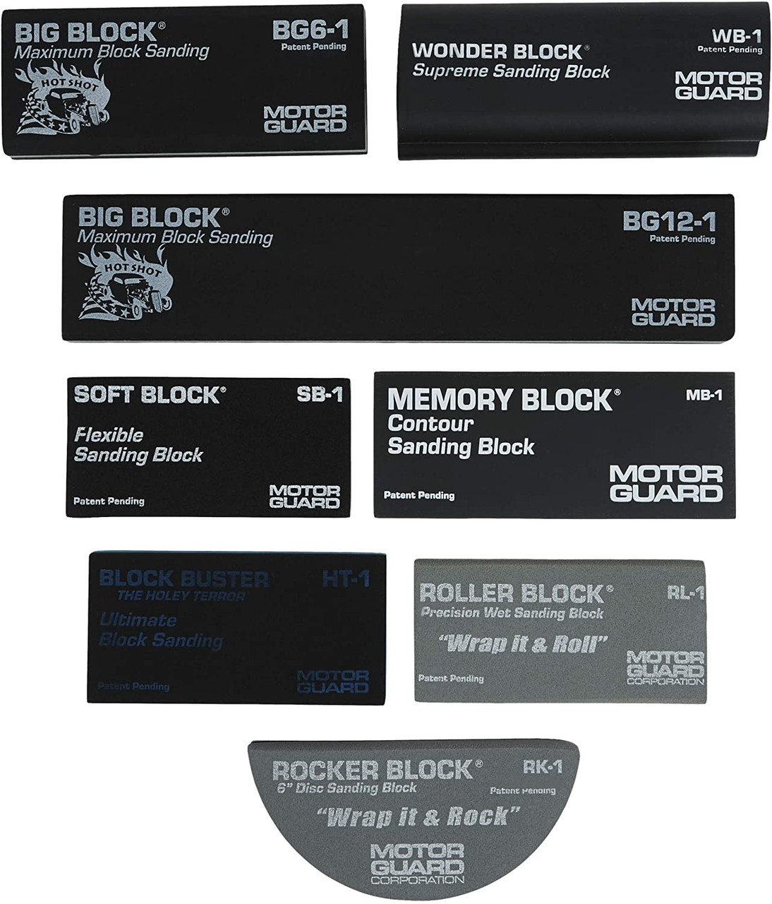 Motor Guard AP-4 Motor Guard Big Block Sanding Block Assortments Summit Racing Motor Guard AP-4 Motor Guard Big Block Sanding Block Assortments Summit Racing