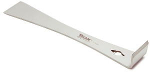 Titan 9-1/4 Inch Multi-Purpose Pry Bar - Stainless Steel Scraper And Nail Puller