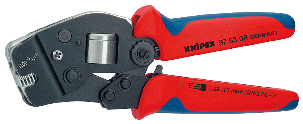 Knipex 975308 Self-Adjusting Crimping Pliers For End Sleeves  7 1/2 In 