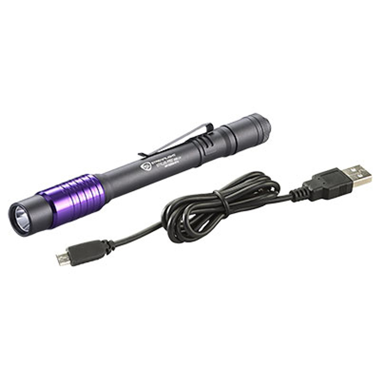Streamlight 66149 スタイラス プロ UV 懐中電灯、USB コードとナイロン ホルスター付き JB Tools