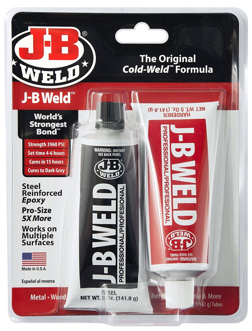 J-B Weld 8280 Steel Reinforced Epoxy - 10 oz for sale online