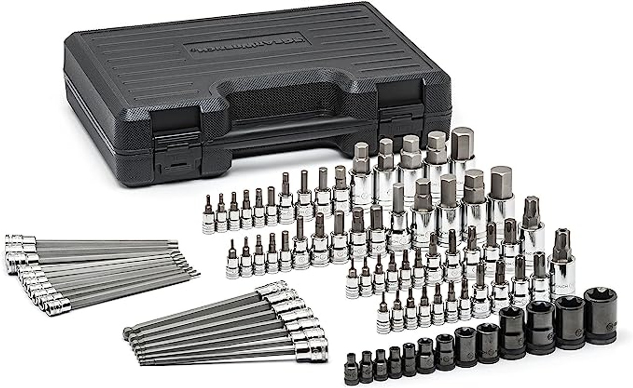 GEARWRENCH 80742 84 SZT. NASADKI GŁÓWNE TYPU TORX I SZEŚCIOKĄTNE