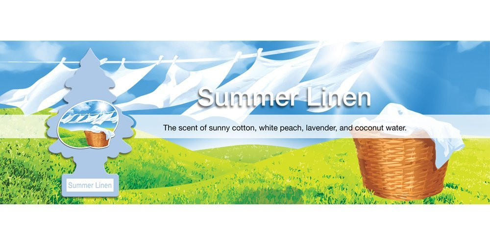Little Trees Air Fresheners 6Pack Summer Linen JB Tool Sales