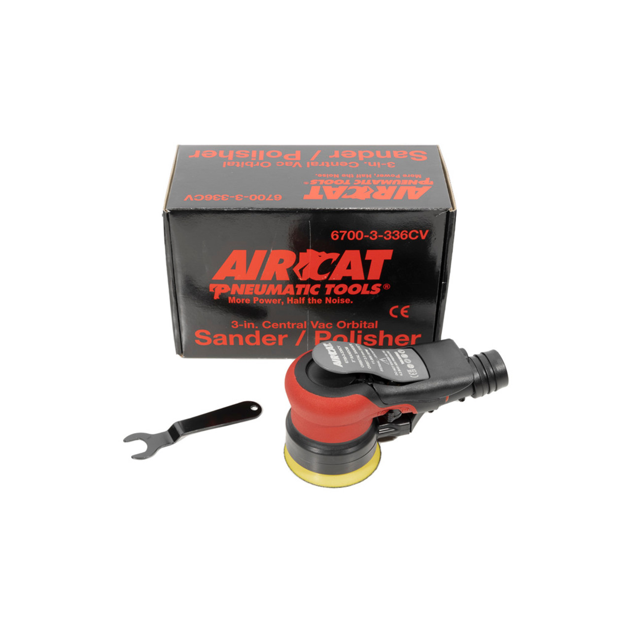 Aircat Orbital Air Sander and Polisher with Central Vacuum System