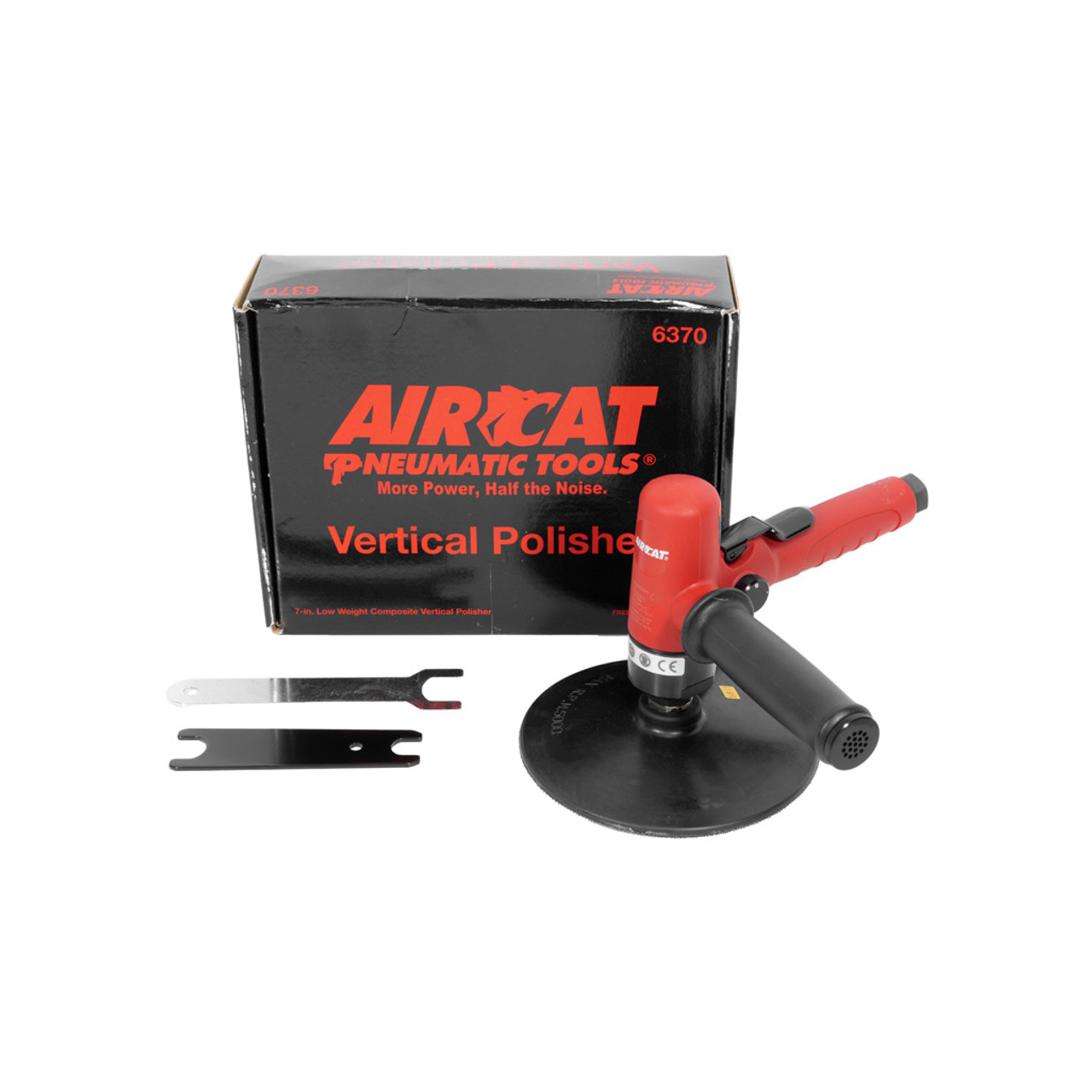 Aircat 7” Vertical Air Polisher and Sander with 0.6 HP Motor and