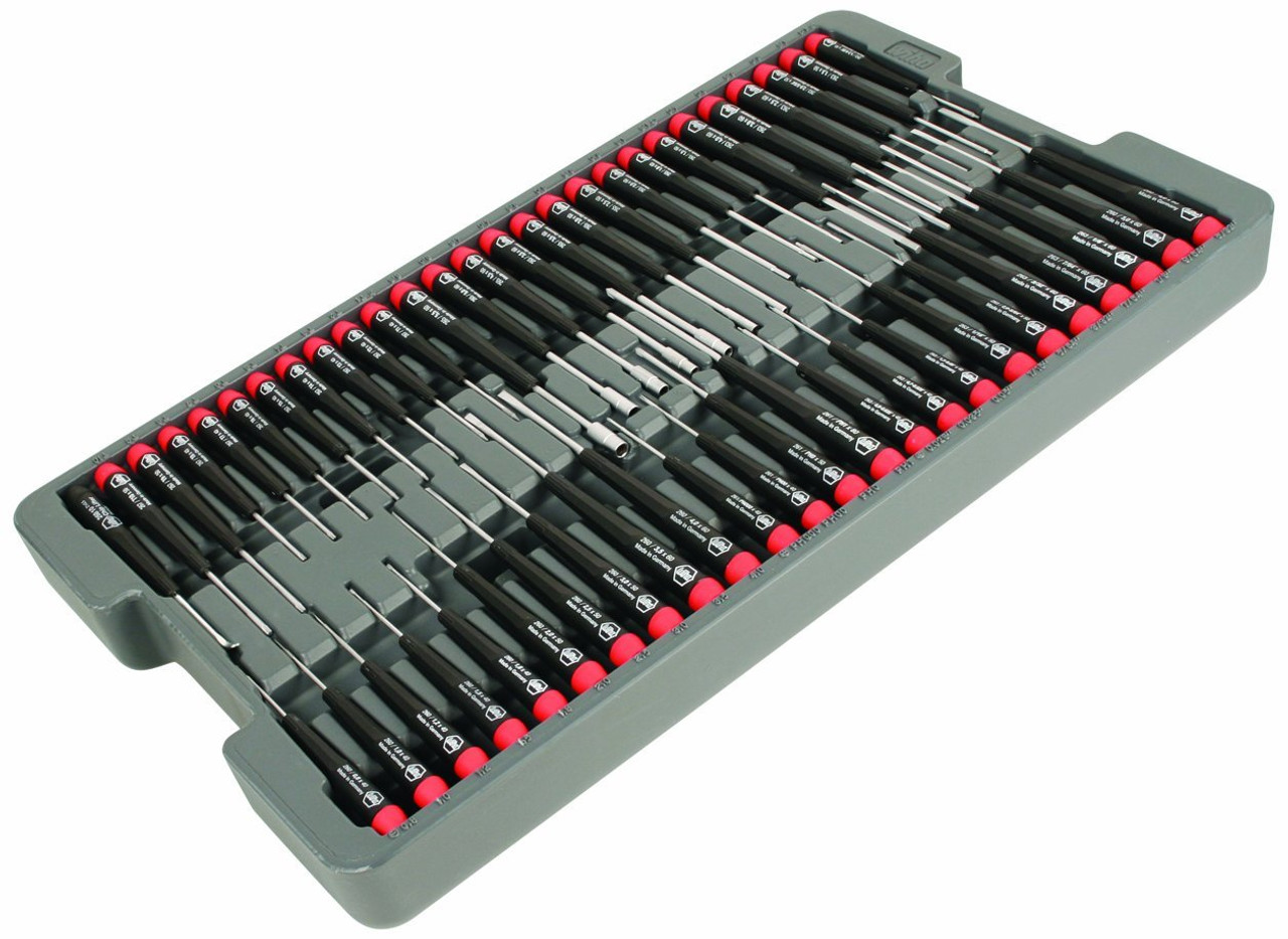 Wiha 92191 Precision Screwdrivers 51 Pcs Master Set in Storage Tray JB  Tools