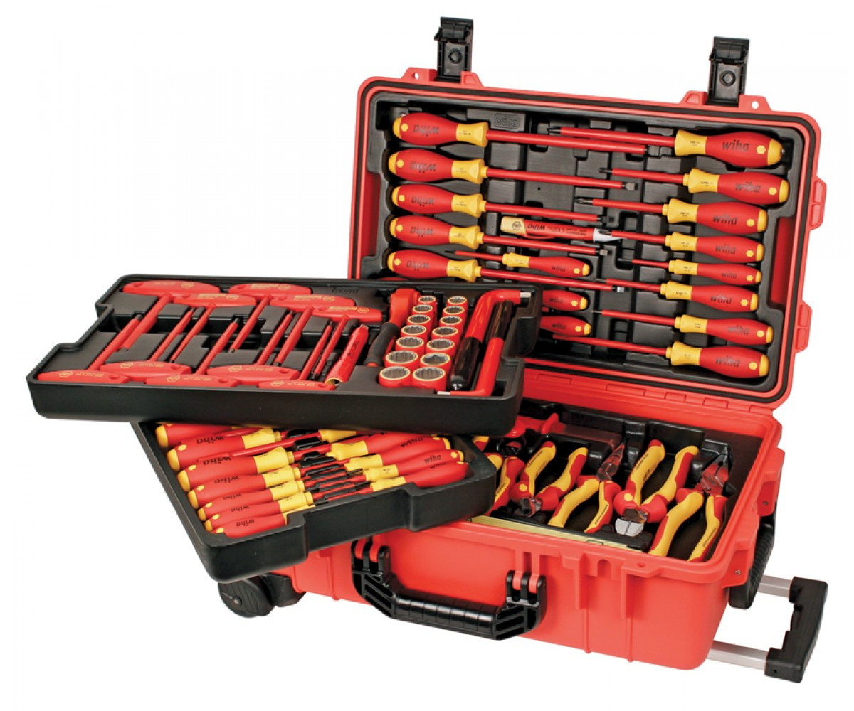 Wiha Insulated 80-Piece Tool Set in Rolling Case (32800) | JB Tools