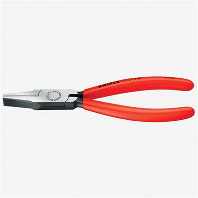 thumbnail image 2 of Knipex 2001160 Flat Nose Pliers – Black Atramentized, 6 1/4″ Plastic Coated 2 of 2