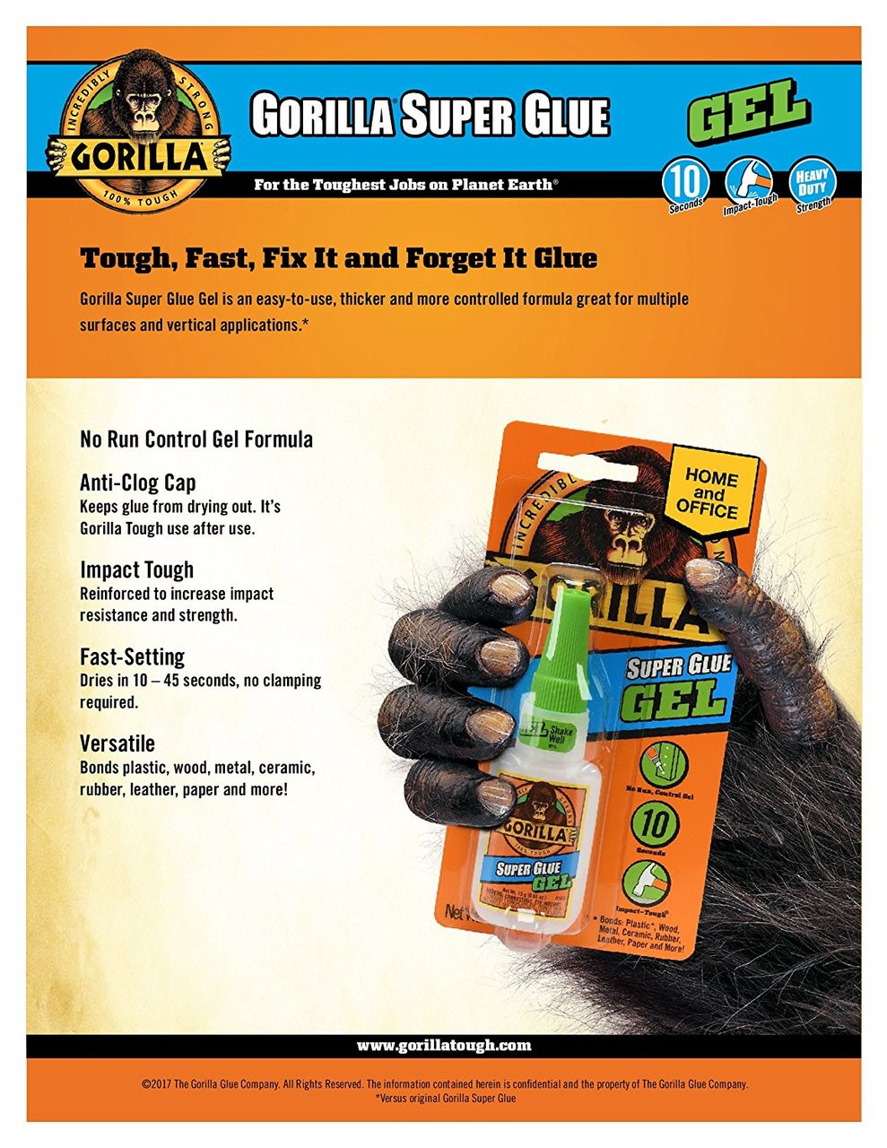The Gorilla Glue Company Super Glue Gel