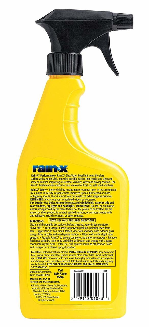 Rain-X 620036 Water Repellent Plastic Treatment - 12 fl. oz.