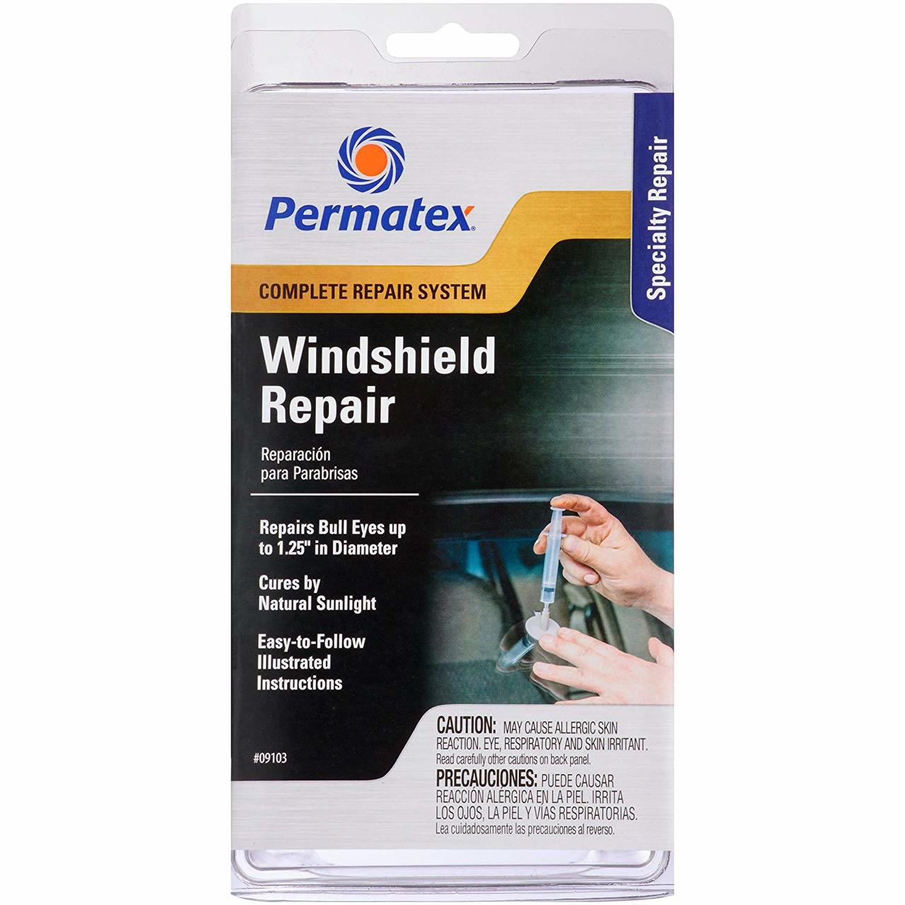 Permatex 09103 Windschutzscheiben-Reparaturset