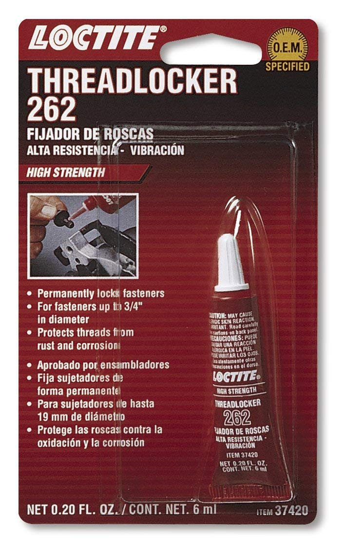 Loctite 6ml 262 Red Threadlocker Tube (37420) | JB Tools