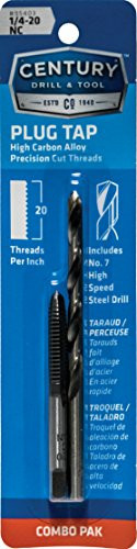 Century Drill 1/2-20 Tap and 29/64 Drill Combo (95412) | JB Tools