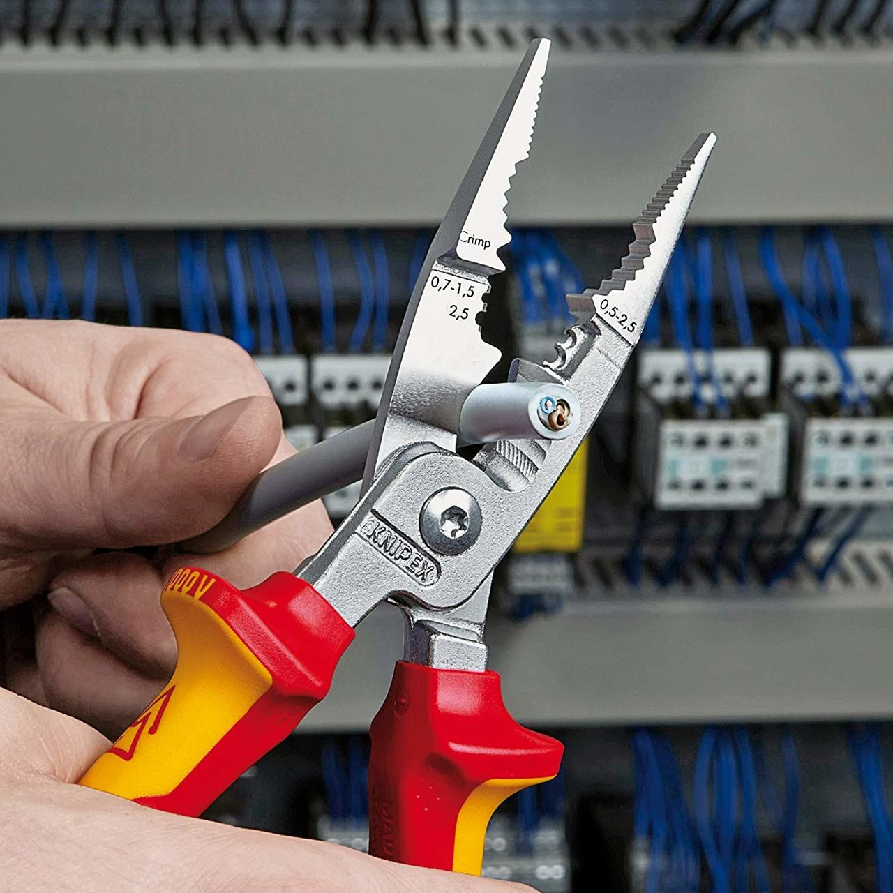 Knipex 13 86 200 Pliers for Electrical Installation (VDE-tested