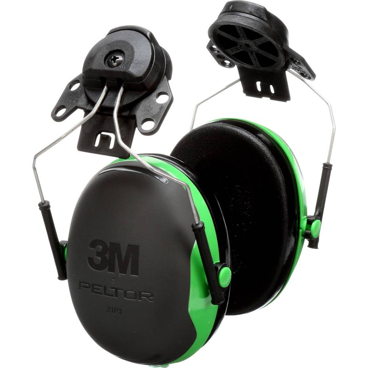 3M X1P3E Peltor XSeries CapMount Earmuffs, NRR 21 dB, Black/Green JB Tool  Sales