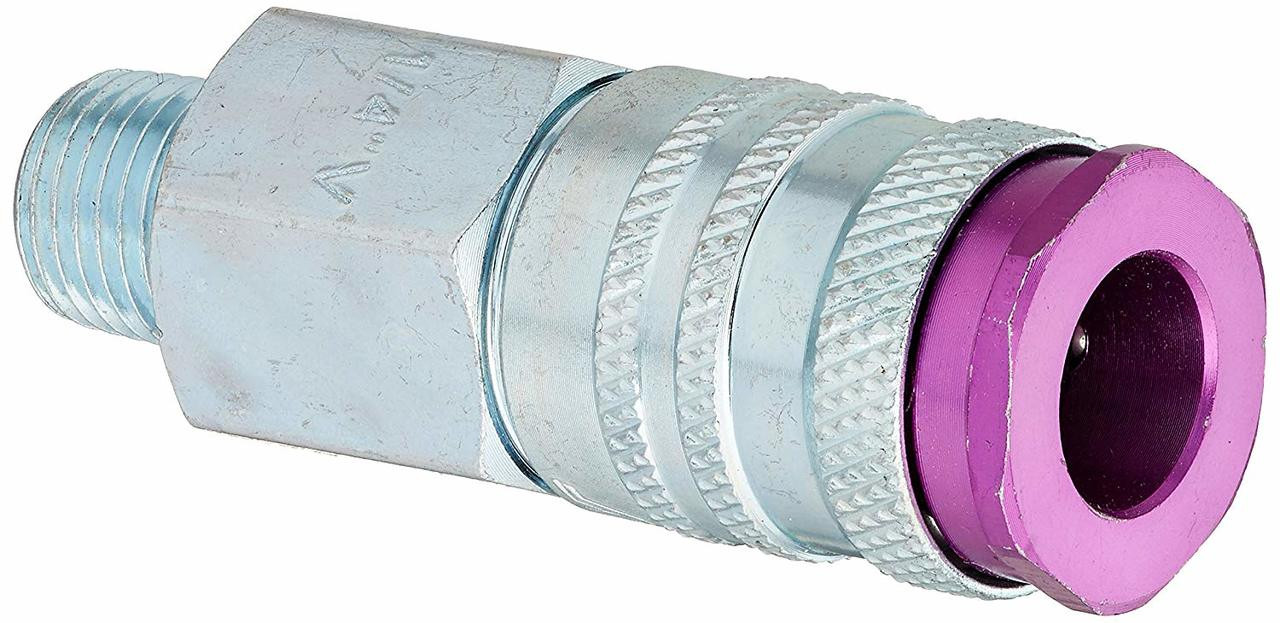 Milton 765VC ColorFit HIGHFLOWPRO Air Couplers VStyle 1/4" NPT Male