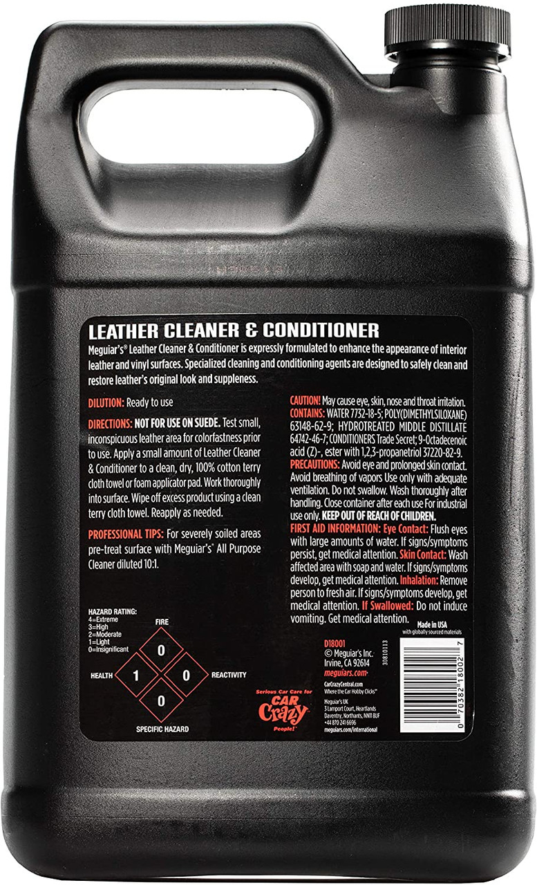 Meguiar's All Purpose Cleaner, Interior Surfaces, 1 Gallon