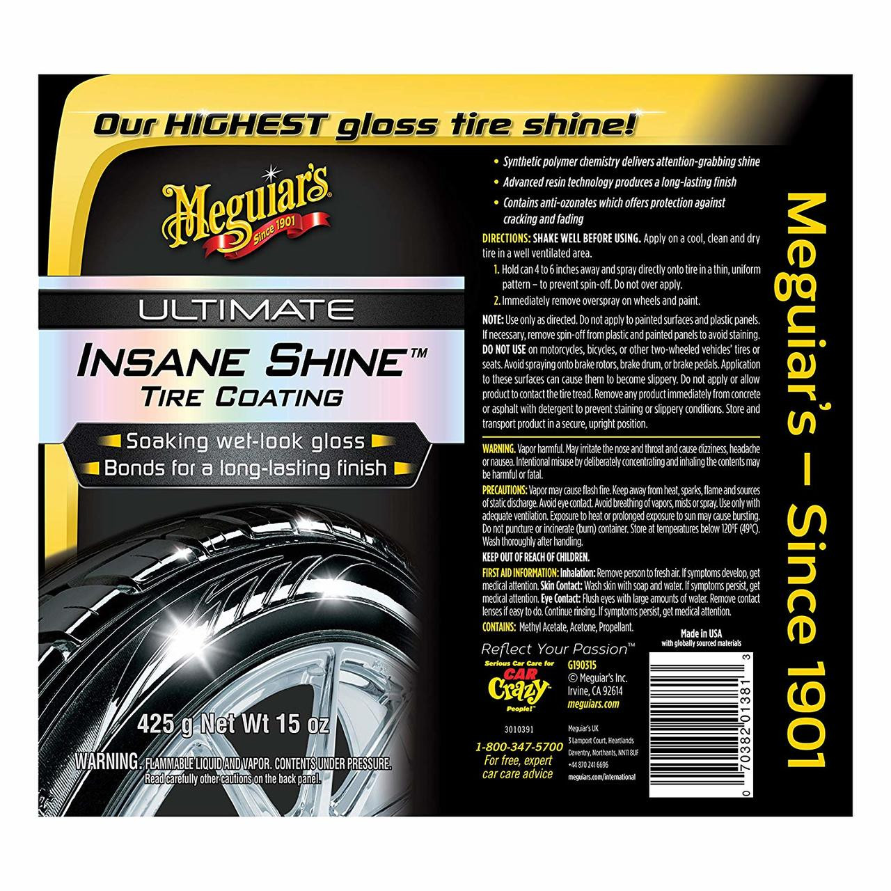 Meguiar's Hot Shine High Gloss Tire Coating 15oz