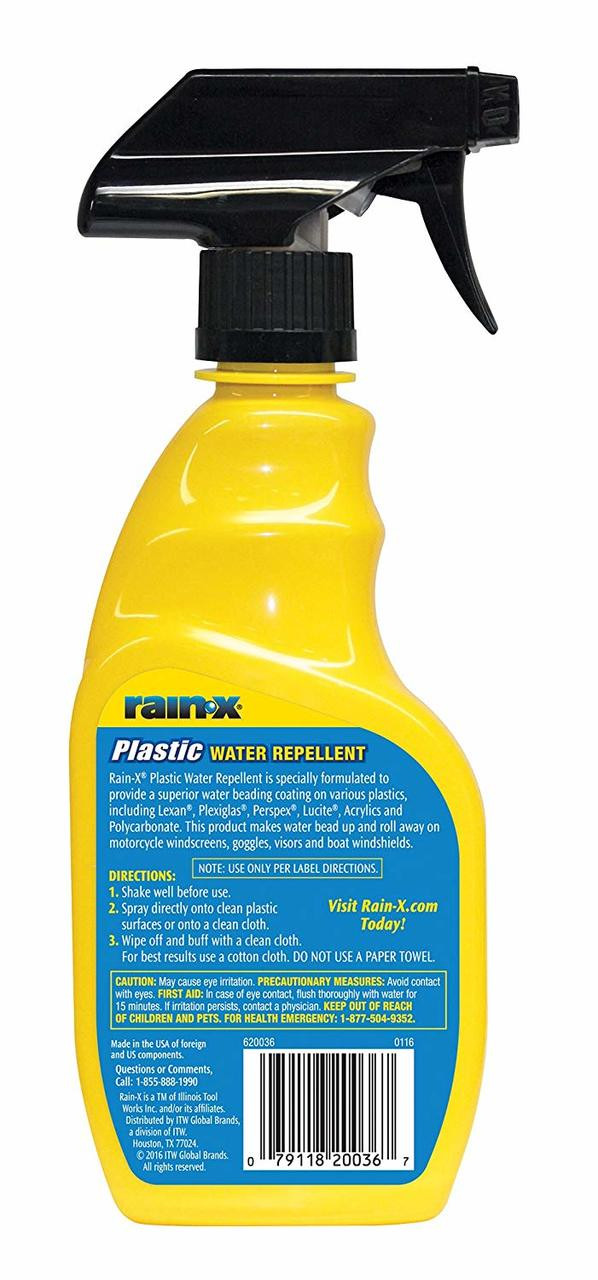 Rain-X 620036 Water Repellent Plastic Treatment - 12 fl. oz.