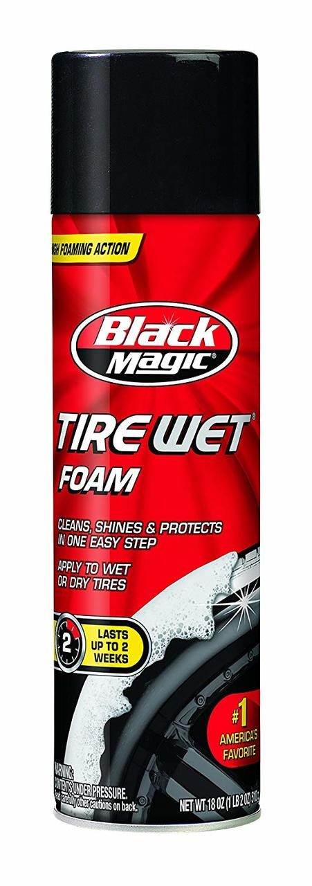 Black Magic 800002220 Tire Wet Foam, 18 oz. - Tire Shine