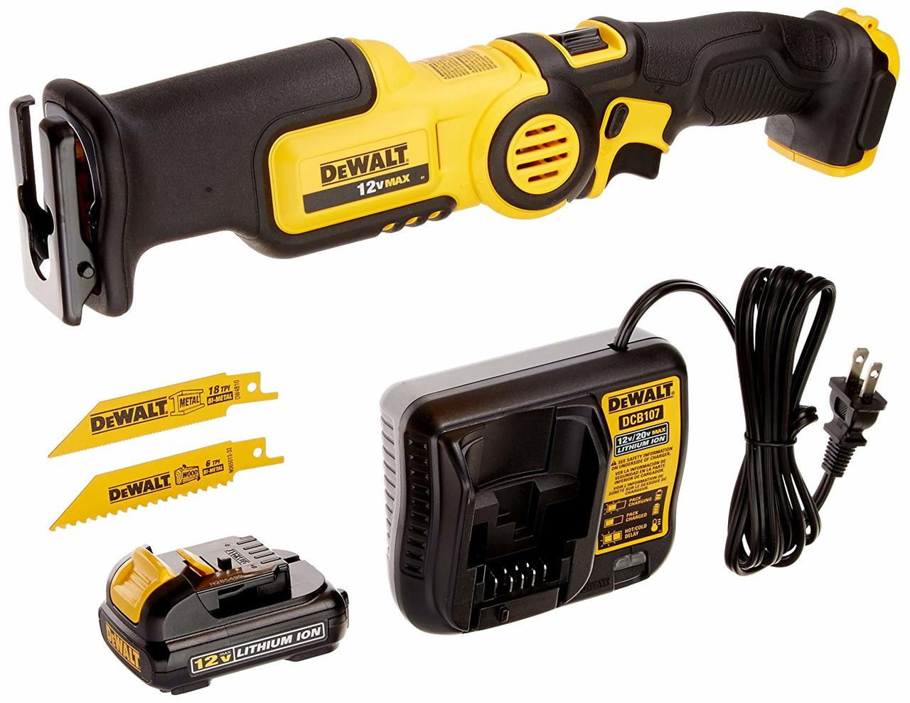 Dewalt DCS310S1 12V MAX Cordless Pivot Reciprocating Saw Kit JB