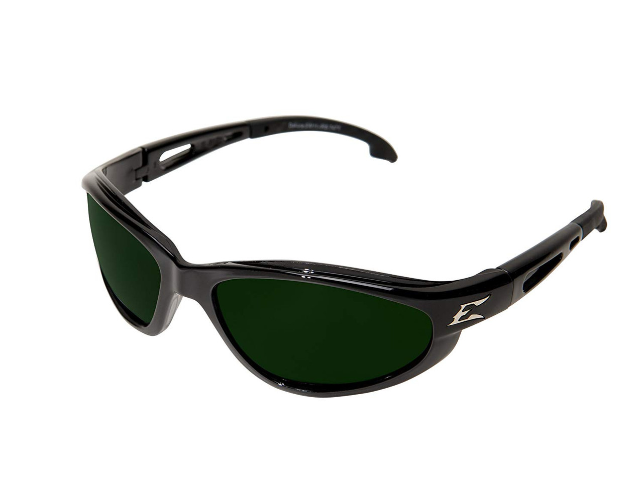 Edge Eyewear SW11-IR5 Dakura Safety Glasses - Black Frame - Green