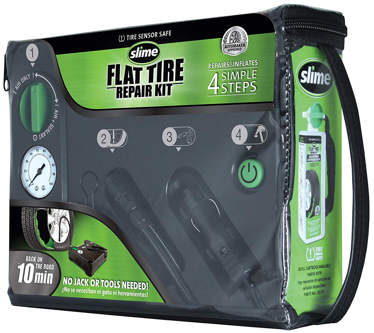 Slime 50122 Emergency Flat Tire Repair Kit JB Tool Sales