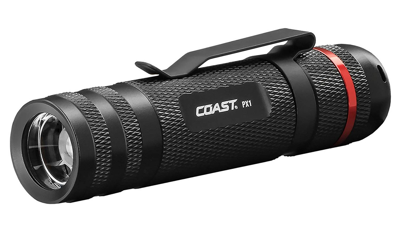 Coast 20865 PX1 315 ルーメン ピュア ビーム フォーカシング LED 懐中電灯 (ツイスト フォーカス付き) JBツール販売