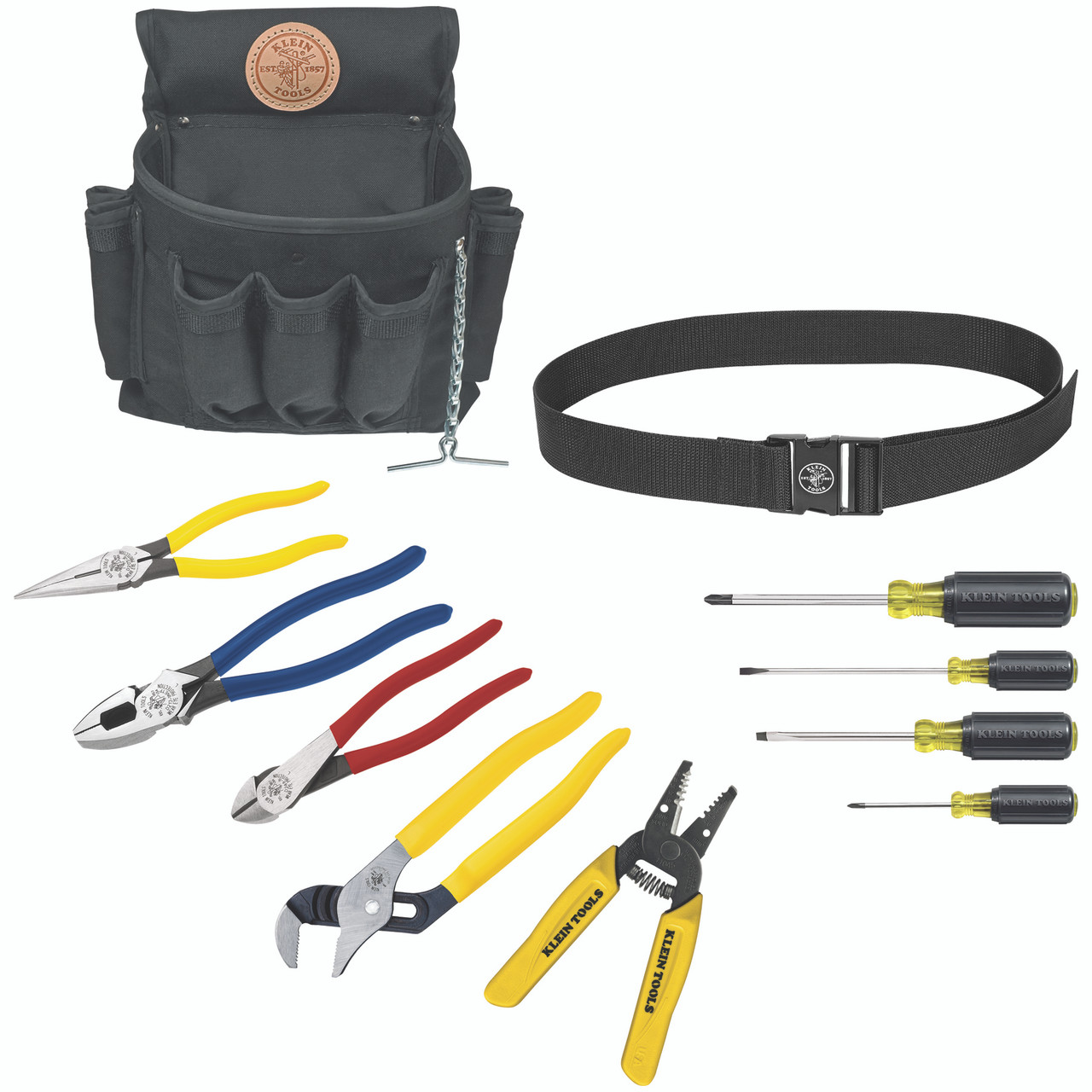 Klein Tools 92911 Tool Kit, Apprentice Tool Set, 11-Piece JB Tool Sales