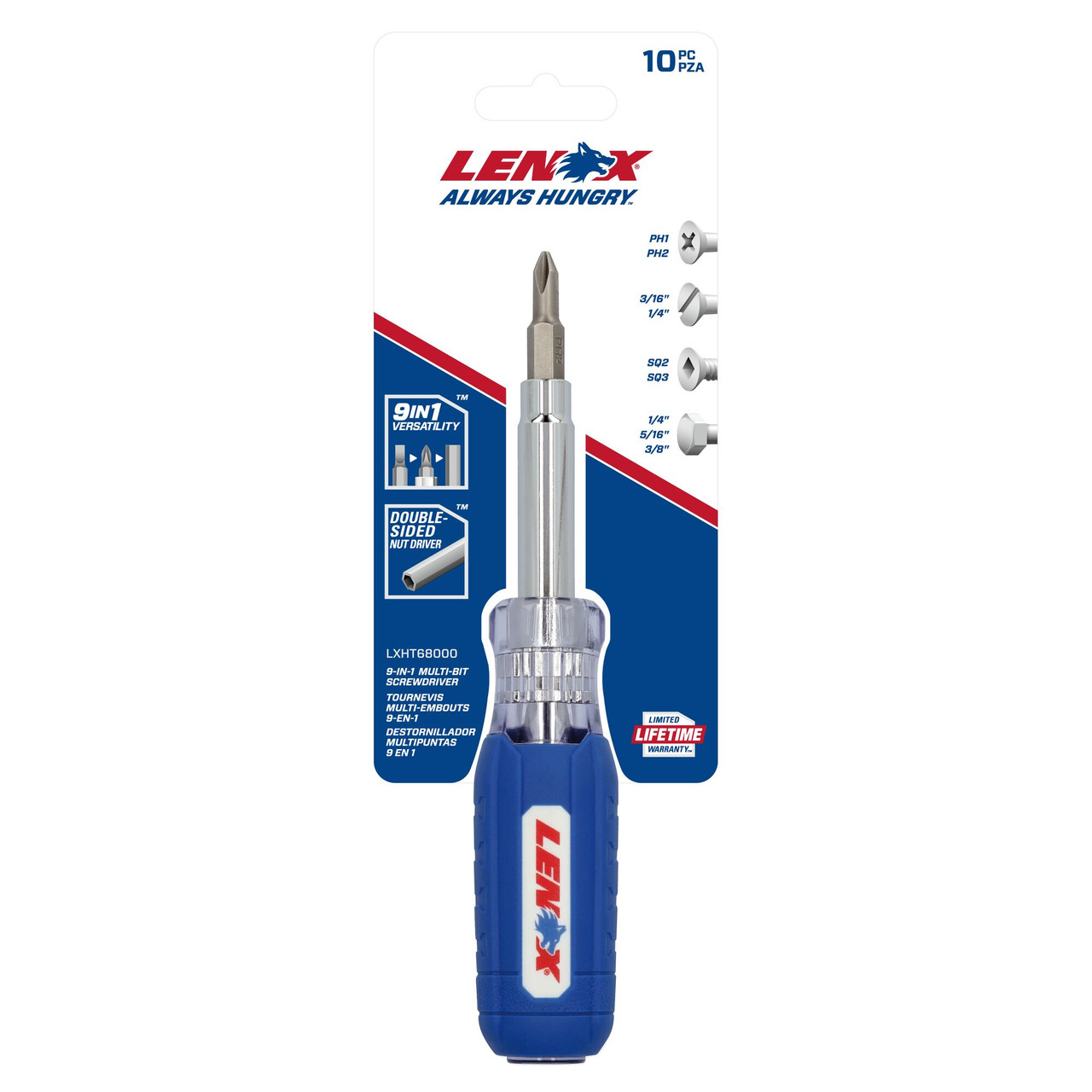 Lenox 23932 9-in-1 Multi-Tool Screw Driver | JB Tool Sales